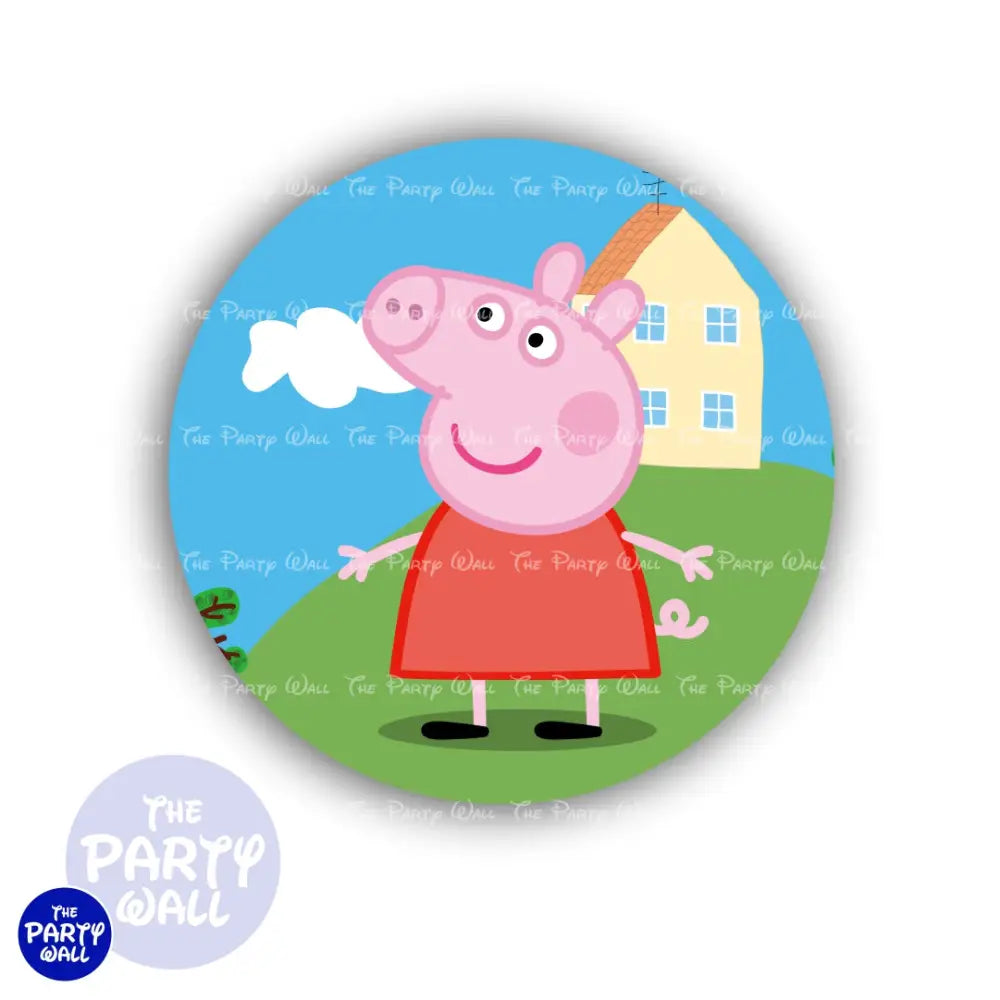 Peppa Pig - Funda para mampara circular Circular