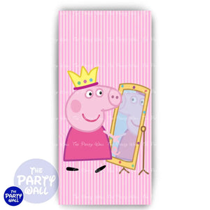 Peppa Pig - Funda para mampara de punta redonda o rectangular Mampara de punta redonda