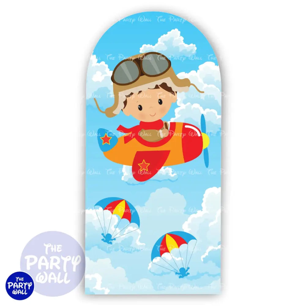 Piloto Cute - Funda para mampara de punta redonda o rectangular Mampara de punta redonda