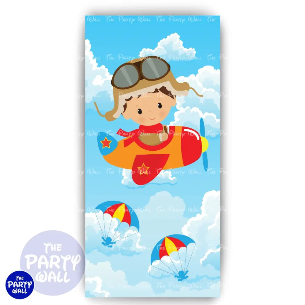 Piloto Cute - Funda para mampara de punta redonda o rectangular Mampara de punta redonda