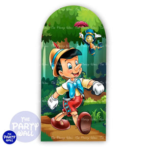 Pinocchio - Funda para mampara de punta redonda o rectangular Mampara de punta redonda