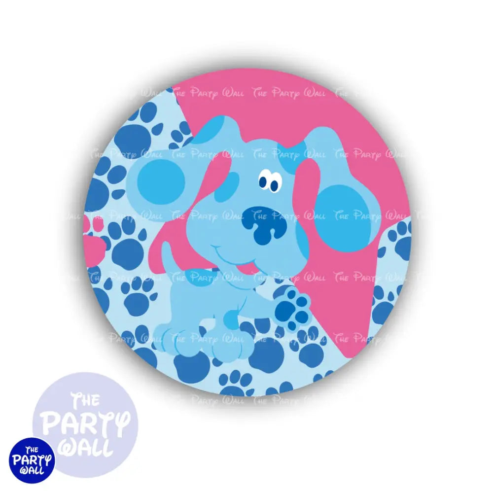 Pistas de Blue - Funda para mampara circular Circular