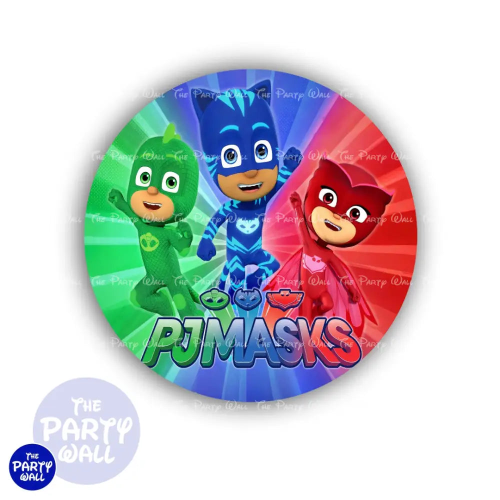 PjMasks - Funda para mampara circular Circular