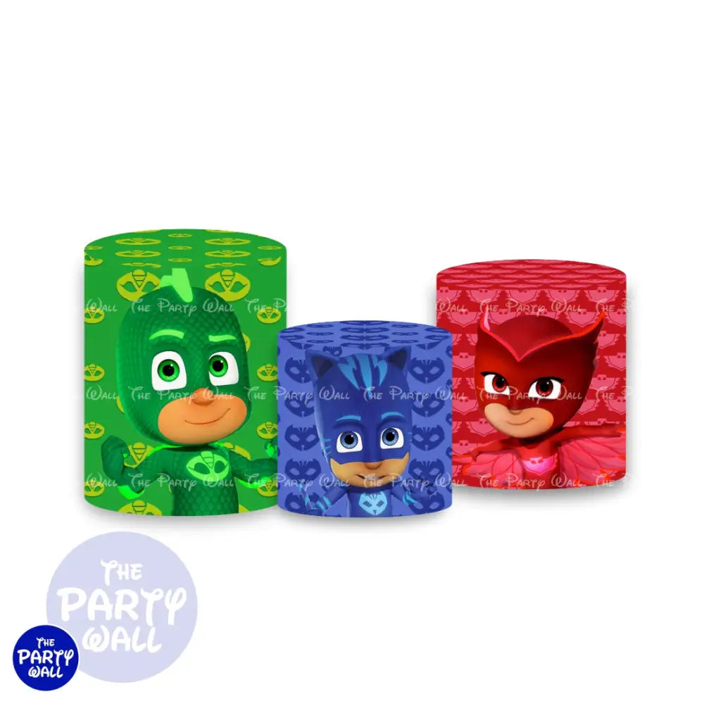 PjMasks - Fundas para cilindros Cilindros