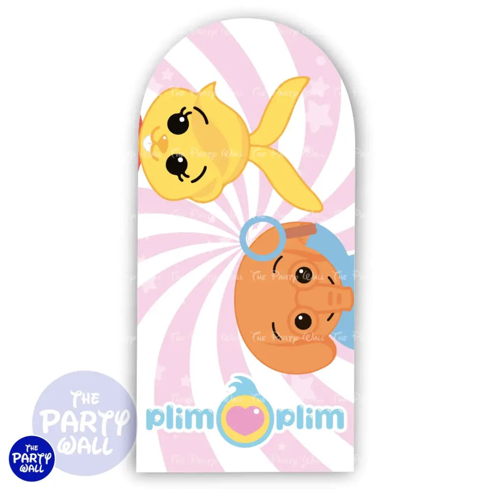 Plim Plim - Funda para mampara de punta redonda o rectangular Mampara de punta redonda