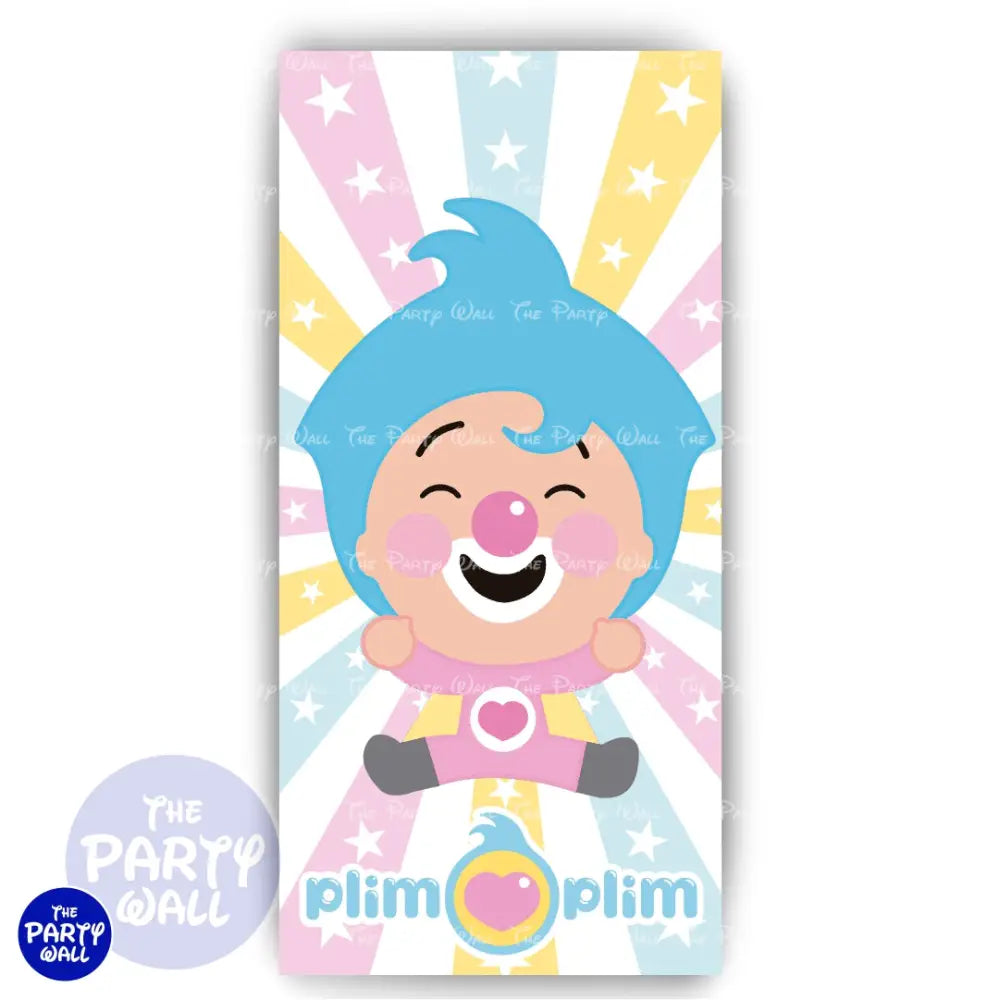 Plim Plim - Funda para mampara de punta redonda o rectangular Mampara de punta redonda