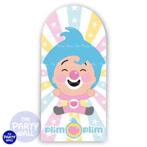 Plim Plim - Funda para mampara de punta redonda o rectangular Mampara de punta redonda