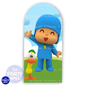 Pocoyo - Funda para mampara de punta redonda o rectangular Mampara de punta redonda