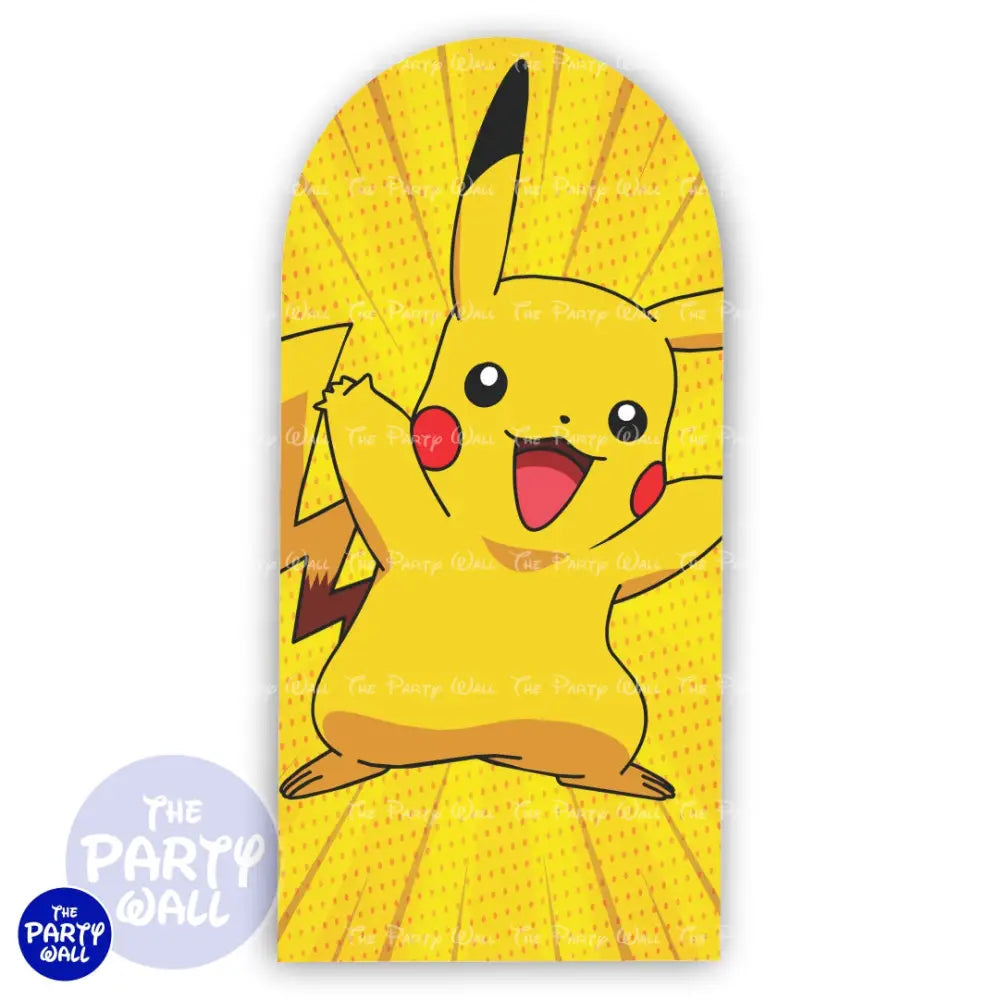 Pokemon - Funda para mampara de punta redonda o rectangular Mampara de punta redonda