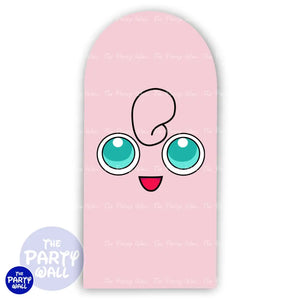 Pokemon - Funda para mampara de punta redonda o rectangular Mampara de punta redonda