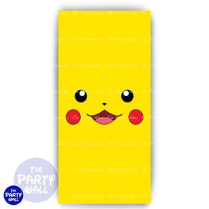 Pokemon - Funda para mampara de punta redonda o rectangular Mampara de punta redonda
