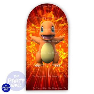 Pokemon - Funda para mampara de punta redonda o rectangular Mampara de punta redonda