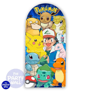 Pokemon - Funda para mampara de punta redonda o rectangular Mampara de punta redonda