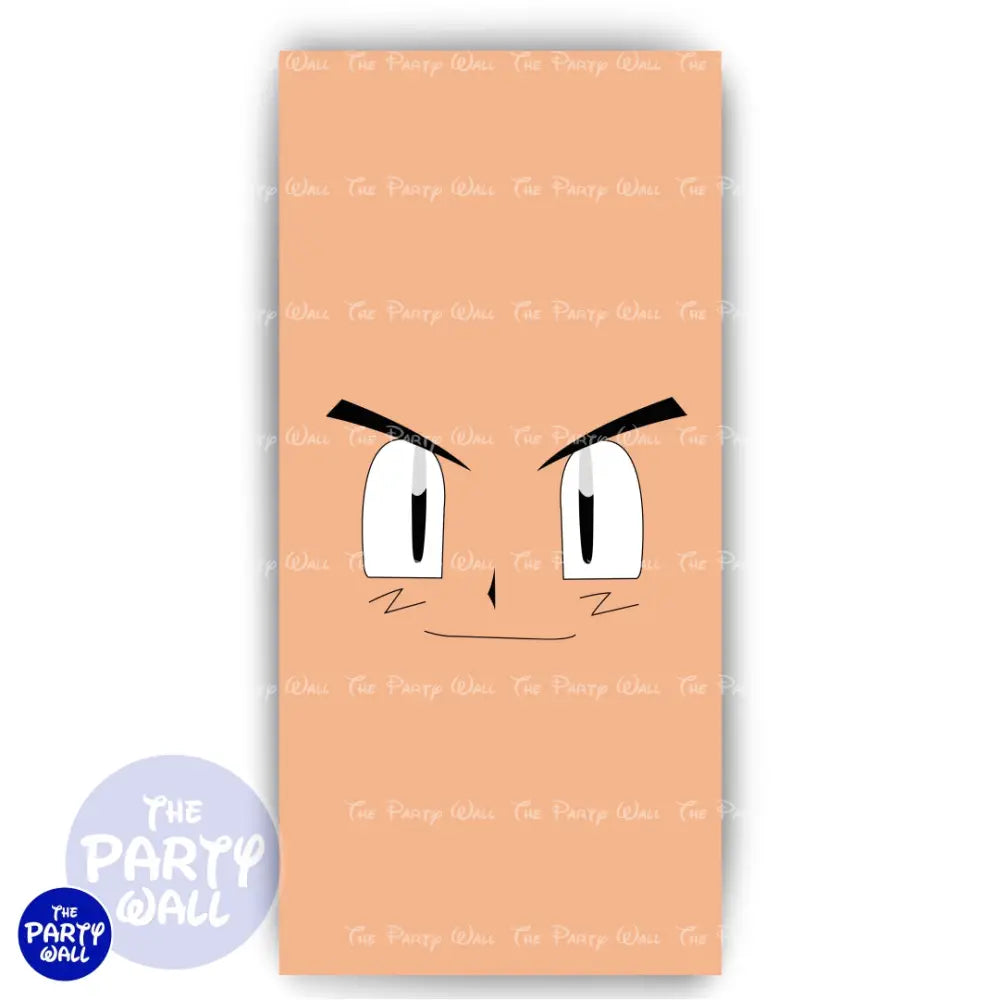 Pokemon - Funda para mampara de punta redonda o rectangular Mampara de punta redonda