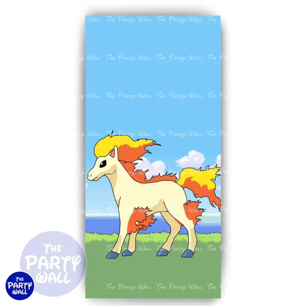 Pokemon - Funda para mampara de punta redonda o rectangular Mampara de punta redonda