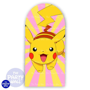 Pokemon - Funda para mampara de punta redonda o rectangular Mampara de punta redonda