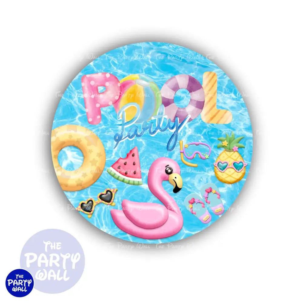 Pool Party / Albercada - Funda para mampara circular Circular