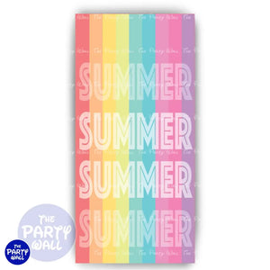 Pool Party / Albercada - Funda para mampara de punta redonda o rectangular Mampara de punta redonda