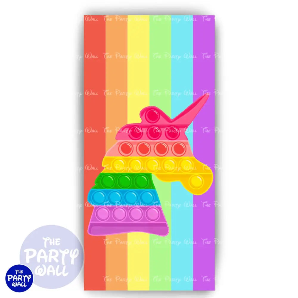 Pop It - Funda para mampara de punta redonda o rectangular Mampara de punta redonda