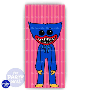 Poppy Playtime - Funda para mampara de punta redonda o rectangular Mampara de punta redonda