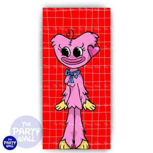 Poppy Playtime - Funda para mampara de punta redonda o rectangular Mampara de punta redonda