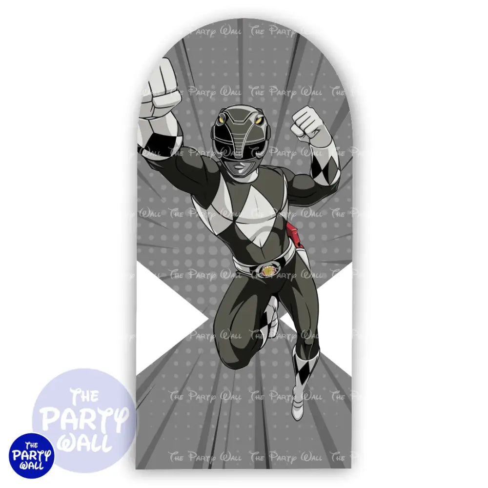 Power Rangers - Funda para mampara de punta redonda o rectangular Mampara de punta redonda