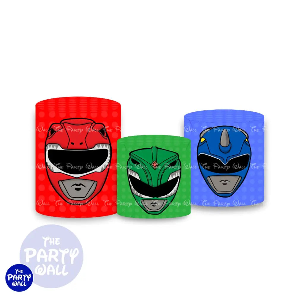 Power Rangers - Fundas para cilindros Cilindros