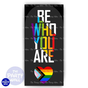 Pride - Funda para mampara de punta redonda o rectangular Mampara de punta redonda