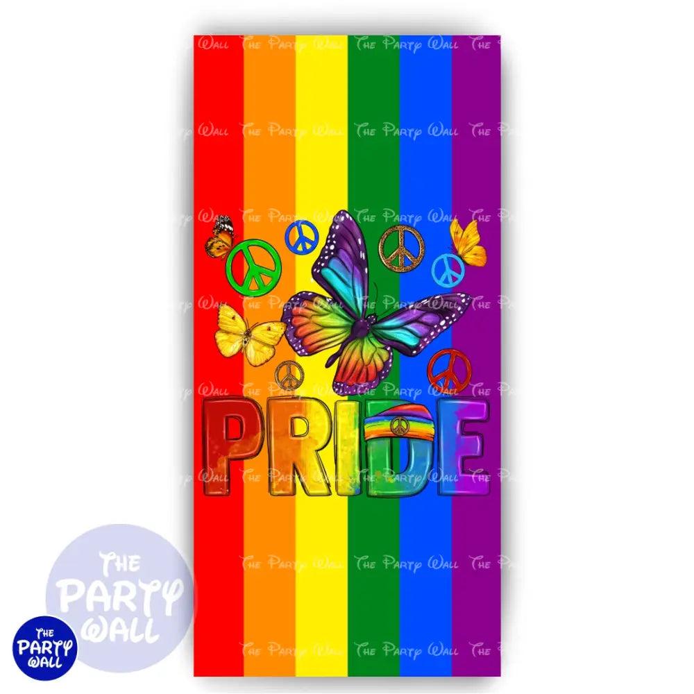 Pride - Funda para mampara de punta redonda o rectangular Mampara de punta redonda