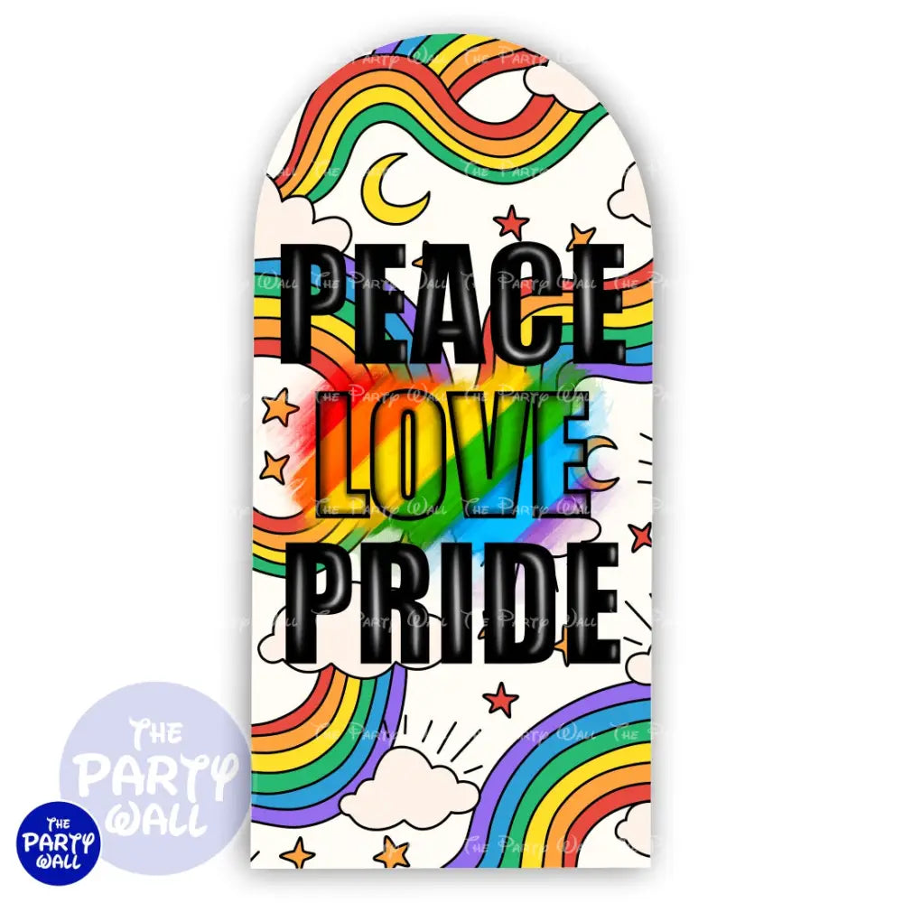 Pride - Funda para mampara de punta redonda o rectangular Mampara de punta redonda