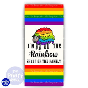 Pride - Funda para mampara de punta redonda o rectangular Mampara de punta redonda