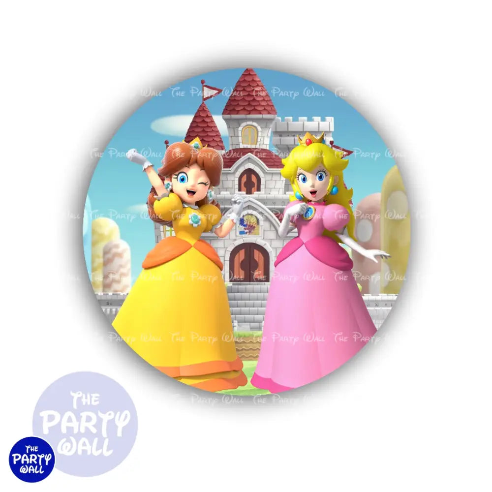Princesa Peach - Funda para mampara circular Circular