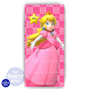 Princesa Peach - Funda para mampara de punta redonda o rectangular Mampara de punta redonda