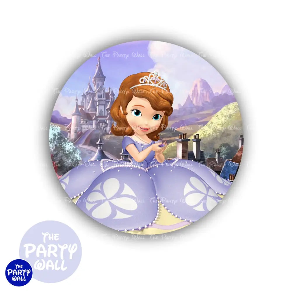 Princesa Sofia - Funda para mampara circular Circular