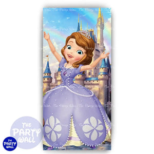 Princesa Sofia - Funda para mampara de punta redonda o rectangular Mampara de punta redonda