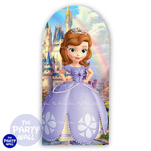 Princesa Sofia - Funda para mampara de punta redonda o rectangular Mampara de punta redonda