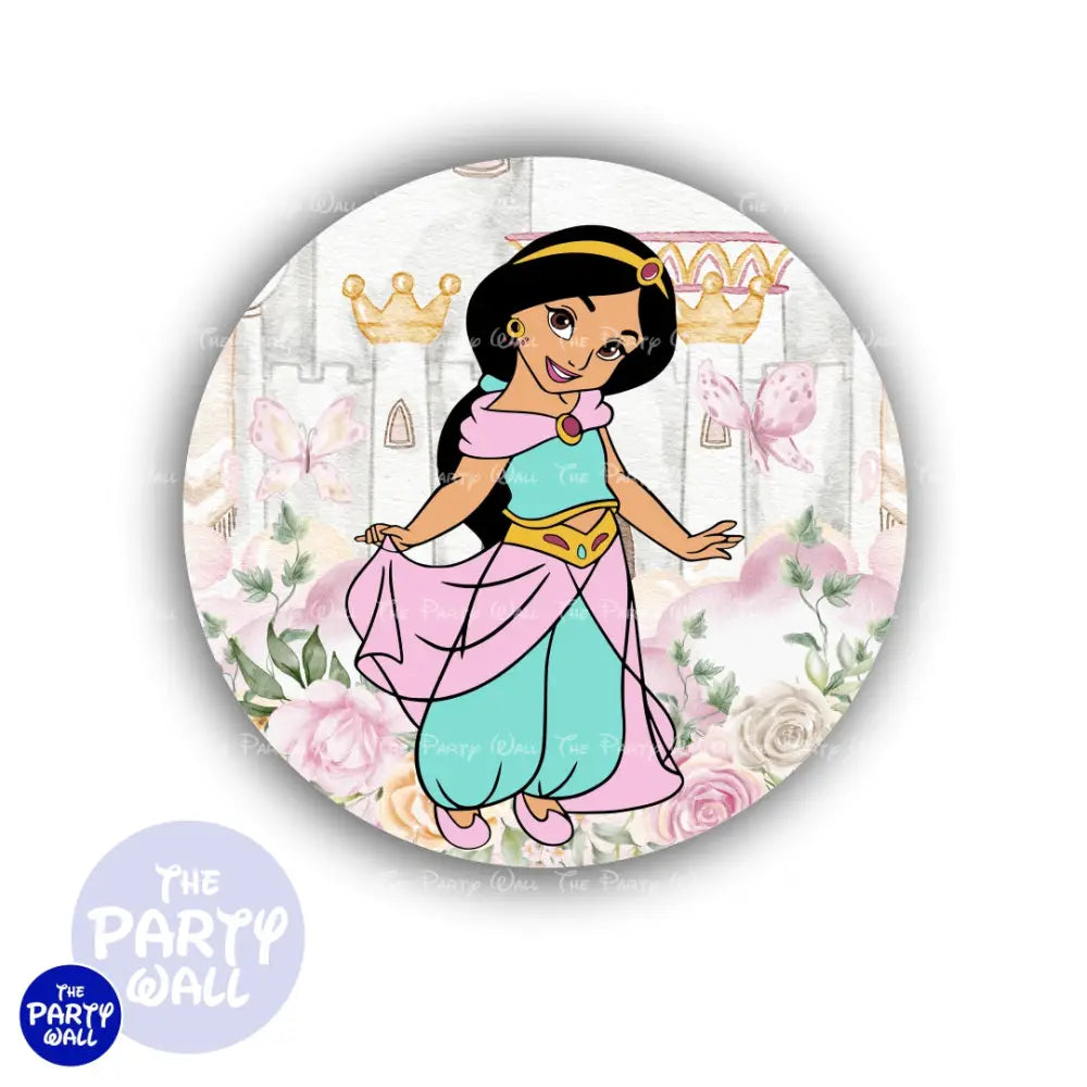Princesas - Funda para mampara redonda Circular