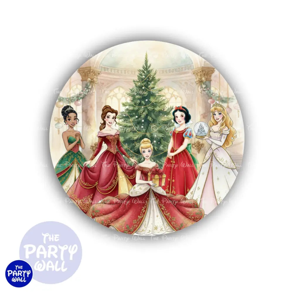 Princesas - Funda para mampara redonda Circular