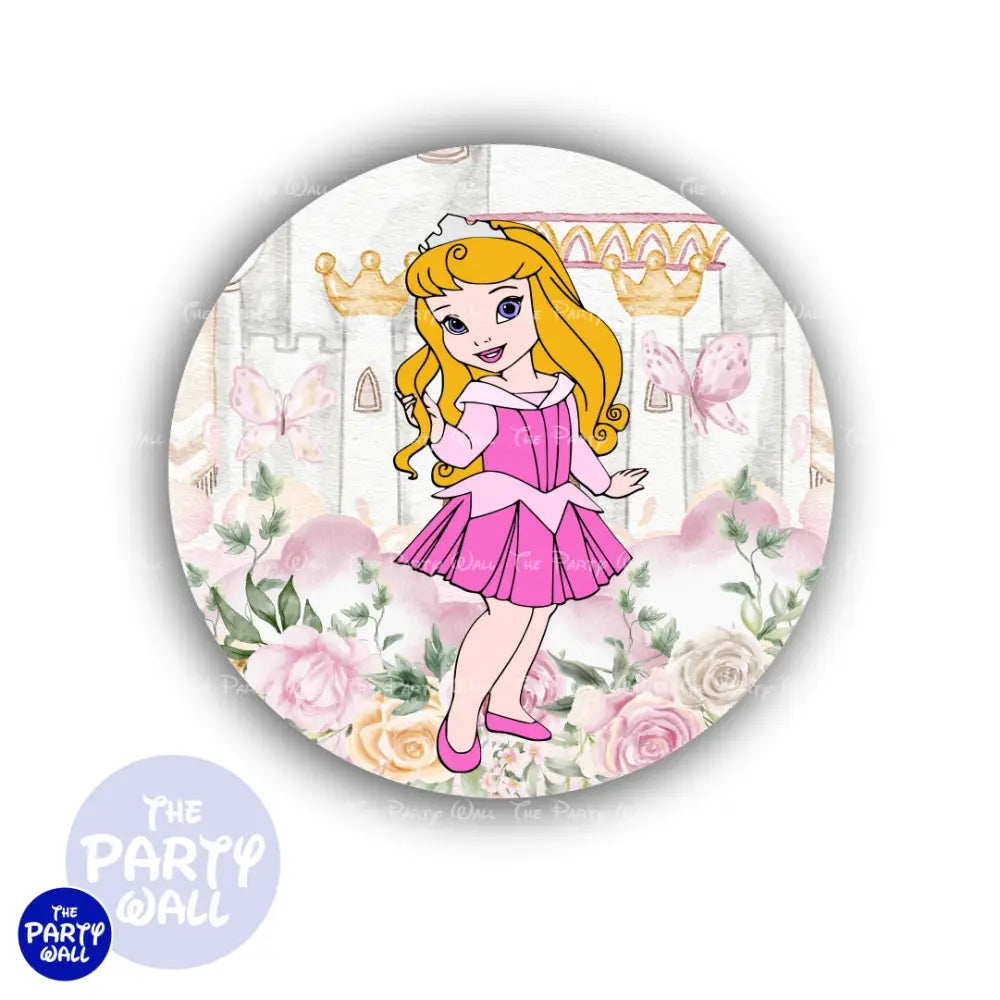 Princesas - Funda para mampara redonda Circular