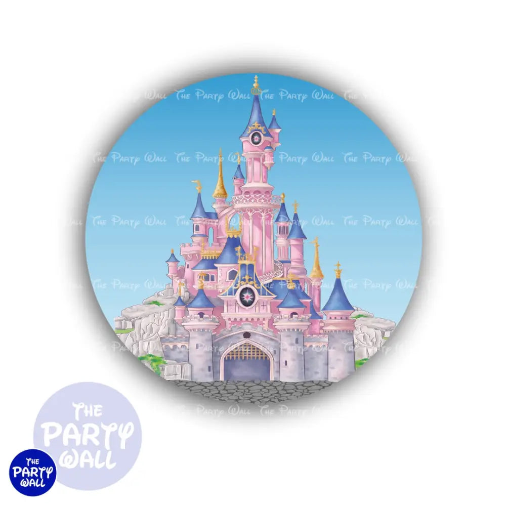 Princesas - Funda para mampara redonda Circular