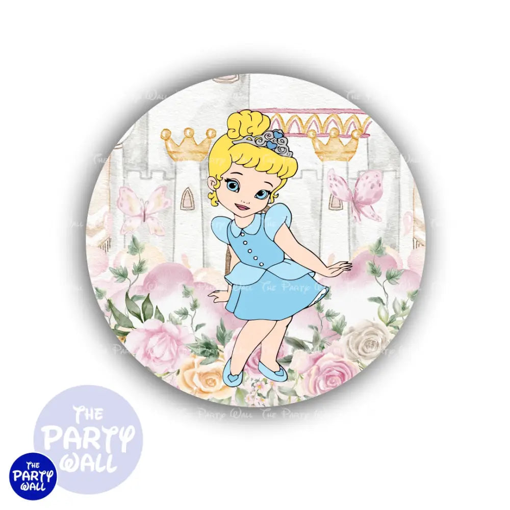 Princesas - Funda para mampara redonda Circular