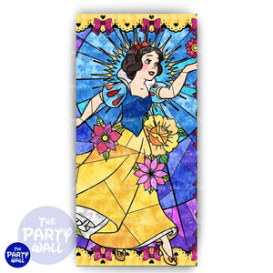 Princesas - Mampara de punta redonda o rectangular Mampara de punta redonda