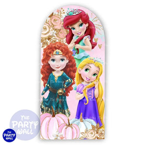 Princesas - Mampara de punta redonda o rectangular Mampara de punta redonda