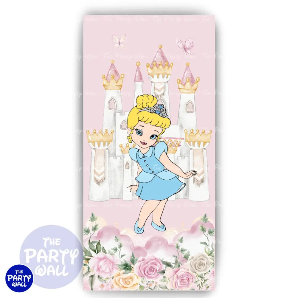 Princesas - Mampara de punta redonda o rectangular Mampara de punta redonda