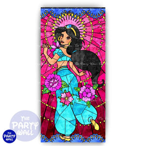 Princesas - Mampara de punta redonda o rectangular Mampara de punta redonda