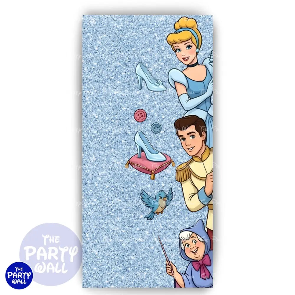 Princesas - Mampara de punta redonda o rectangular - Mampara de punta redonda