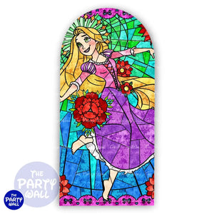 Princesas - Mampara de punta redonda o rectangular Mampara de punta redonda