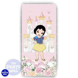 Princesas - Mampara de punta redonda o rectangular Mampara de punta redonda