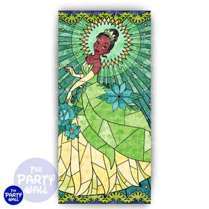 Princesas - Mampara de punta redonda o rectangular Mampara de punta redonda