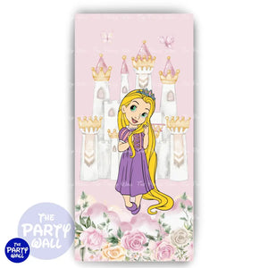 Princesas - Mampara de punta redonda o rectangular Mampara de punta redonda